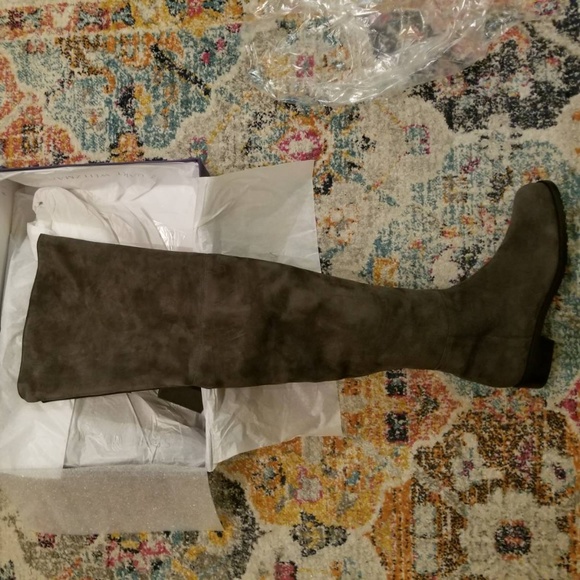 [SOLD] *NEW* Stuart Weitzman Suede OTK Boots - Picture 8 of 8
